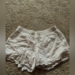 Lilly Pulitzer Tie Front Shorts Pineapple Print